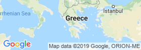 West Greece map